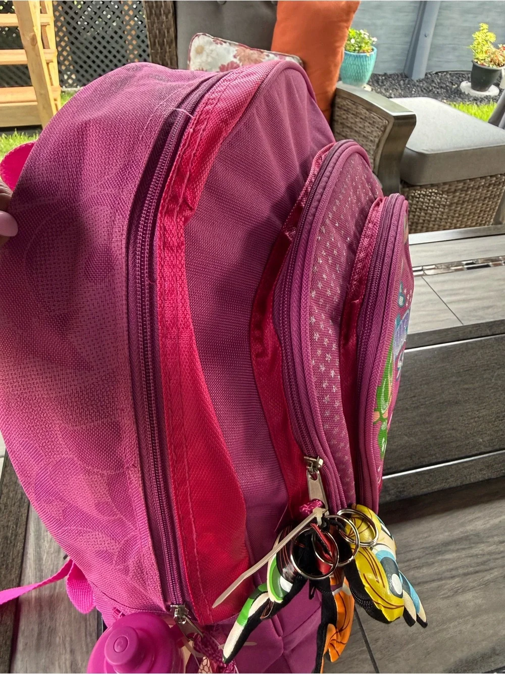 Polyester backpack, Powerpuff Girls 'All Star' mini backpack